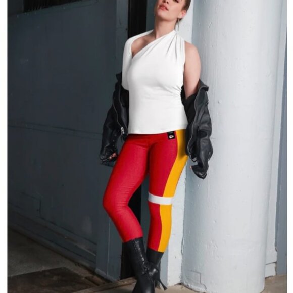 Kansas City Chiefs Kiya Tomlin x NFL women’s size medium leggings - Picture 2 of 6